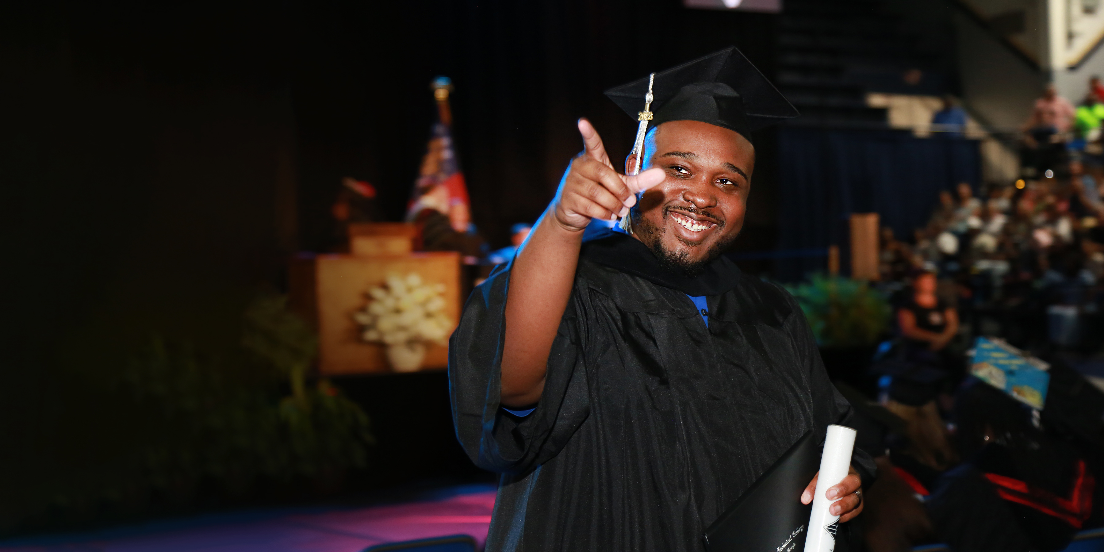 Male Graduate from Ogeechee Technical College smiling
