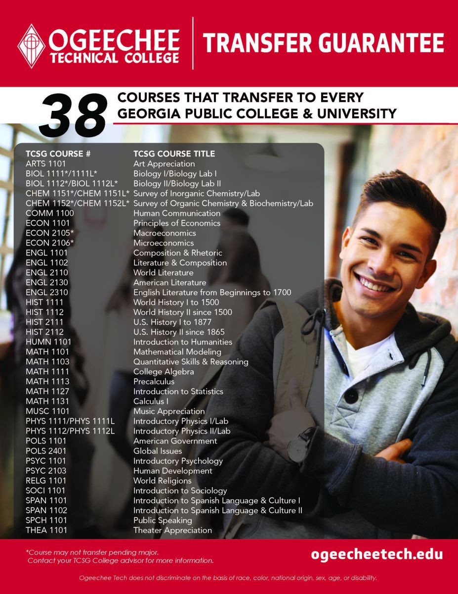 Ogeechee Technical College Transfer Guarantee