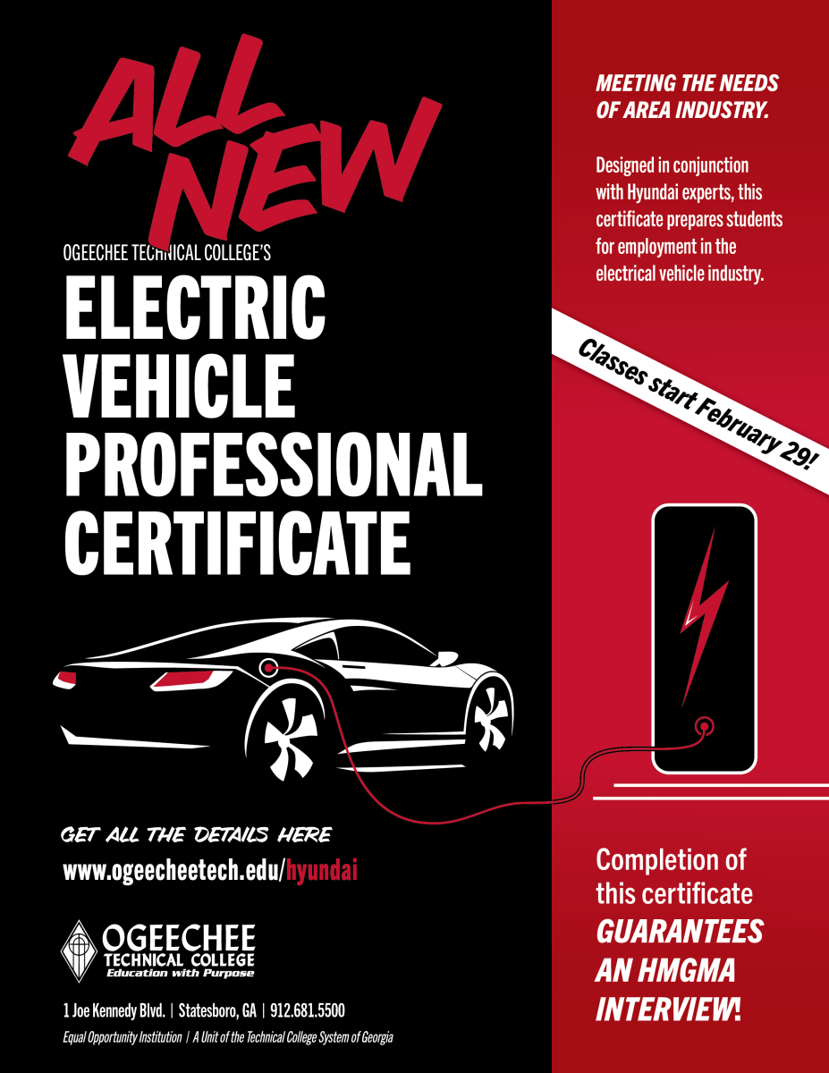 Electrical Vehicle Professional Certificate Flyer