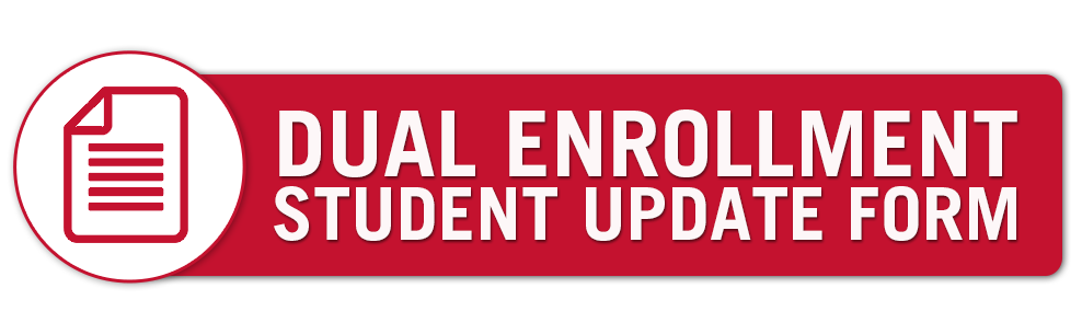 Dual Enrollment Student Update Form Button