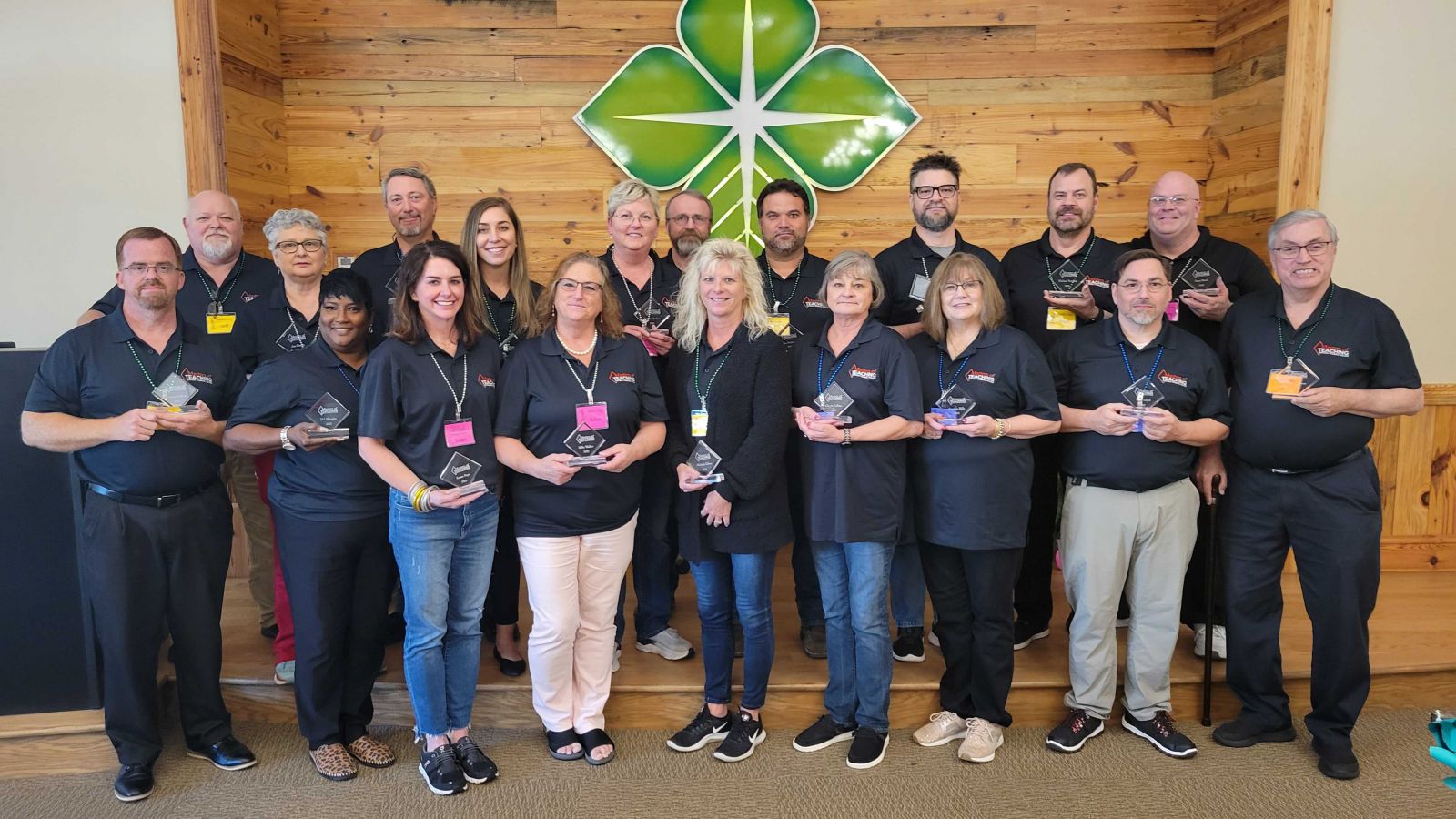 OTC Instructors posing together for Masters of Teaching event