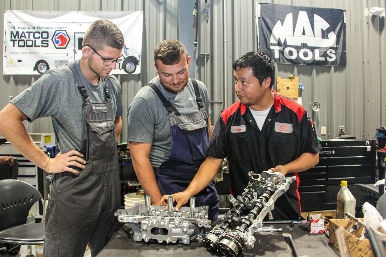 Students from Leopold-Hoesch Berufskolleg, a vocational college in Dortmund, Germany are working and learning in Statesboro as part of an exchange program with Ogeechee Technical College