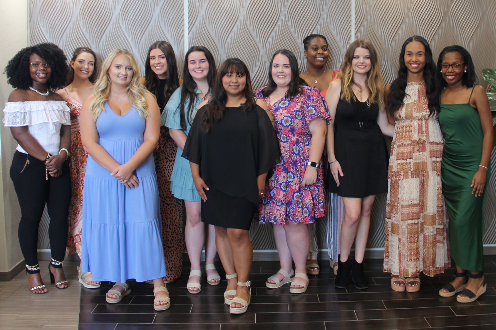 Ogeechee Technical College July 2023 Dental Assisting Pinning Ceremony Students Posing Together for a Group Photo