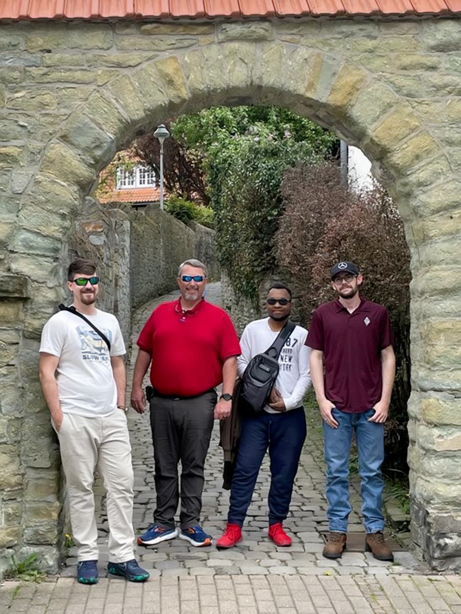 Group photos of Ogeechee Technical College Students while studying abroad in Germany