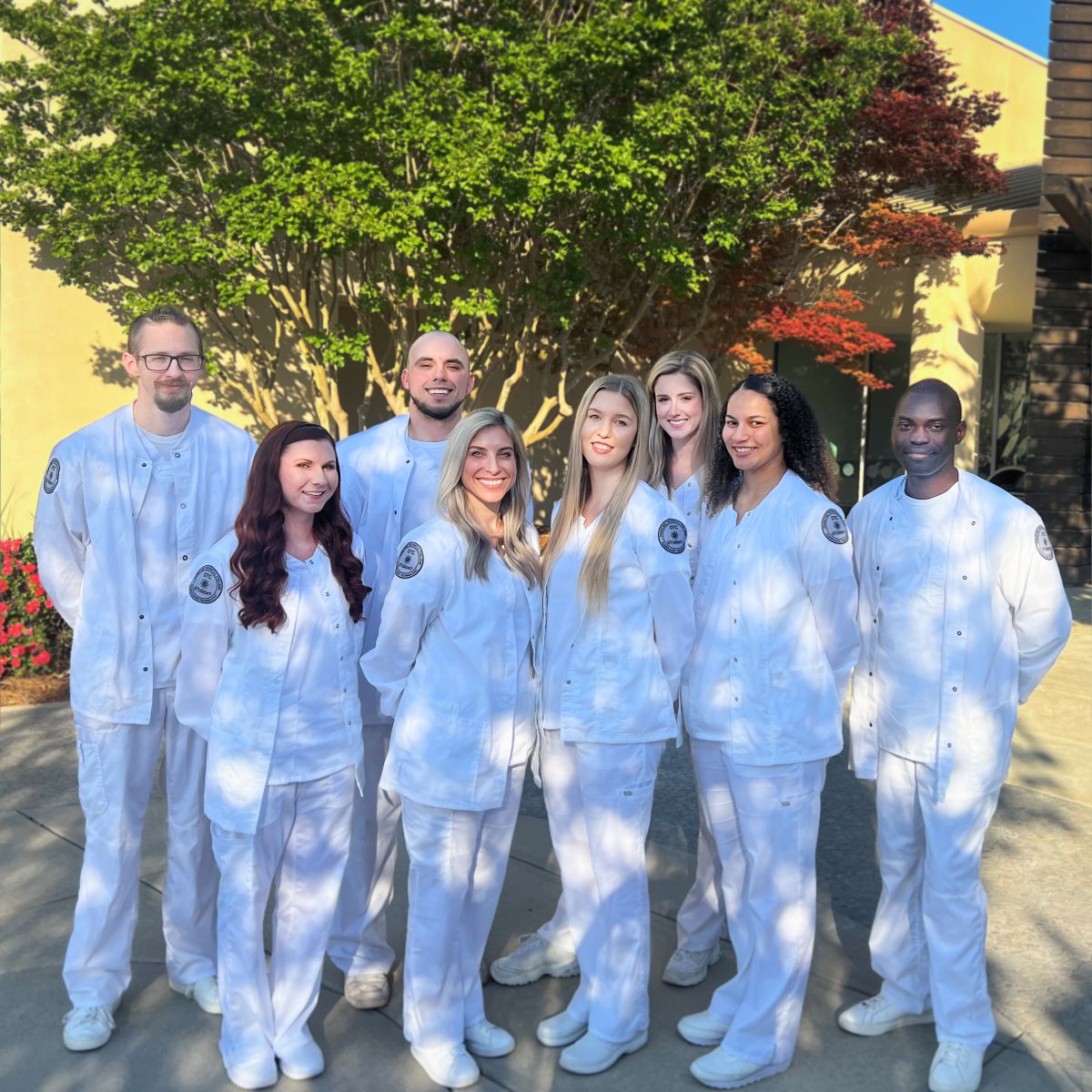  Ogeechee Technical College Rad Tech Students before Pinning Ceremony