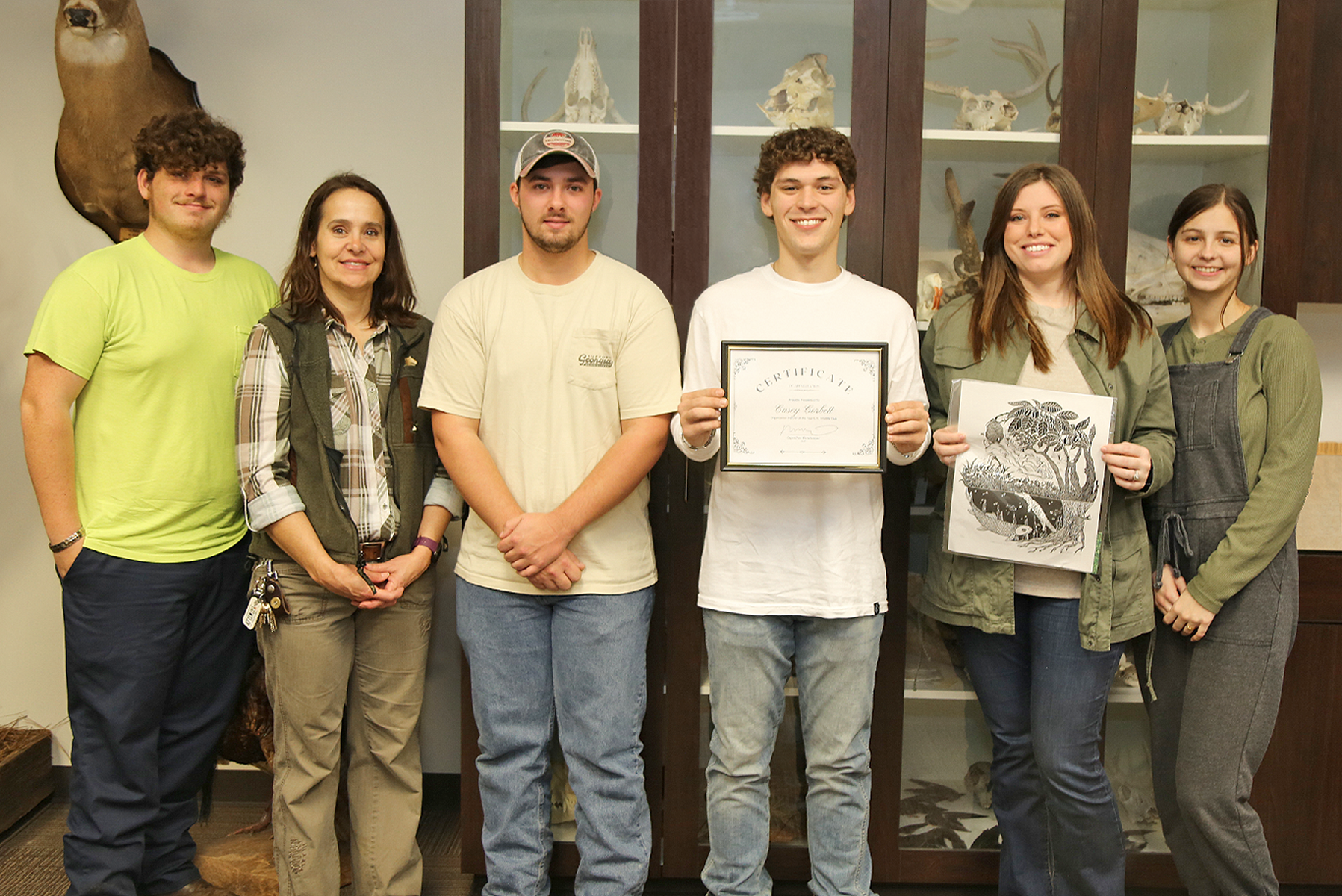 Ogeechee Technical College’s (OTC) Wildlife Club was named the Volunteer Organization of the Year b