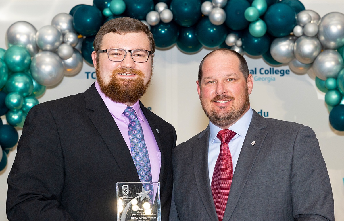 Chris Page and Justin Clenny, Finalists at the TCSG GOAL/Rick Perkins Award Leadership Summit.