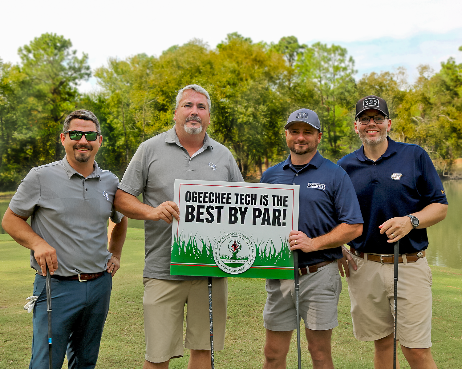 Ogeechee Technnical College & J. David Russell Golf Tournament 2023 first-place net total winners